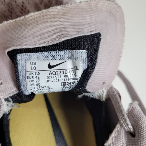 Nike Air Zoom Pegasus 36 Lavender Black Women's Running Athletic Sneakers Sz 10 - Picture 11 of 12